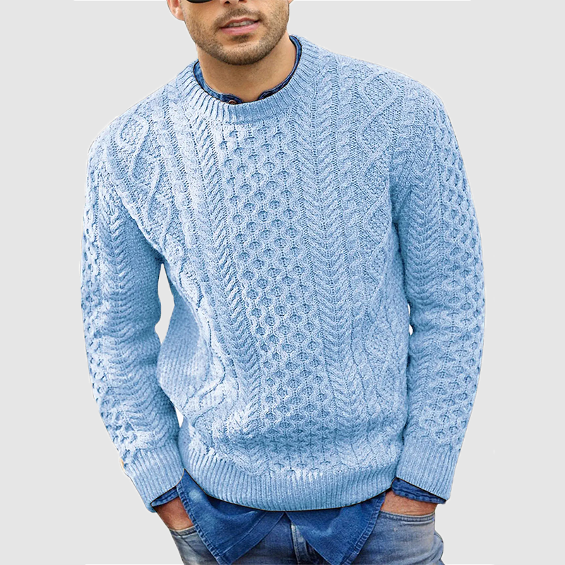 Warmer Herren-Sweater mit modernem Design