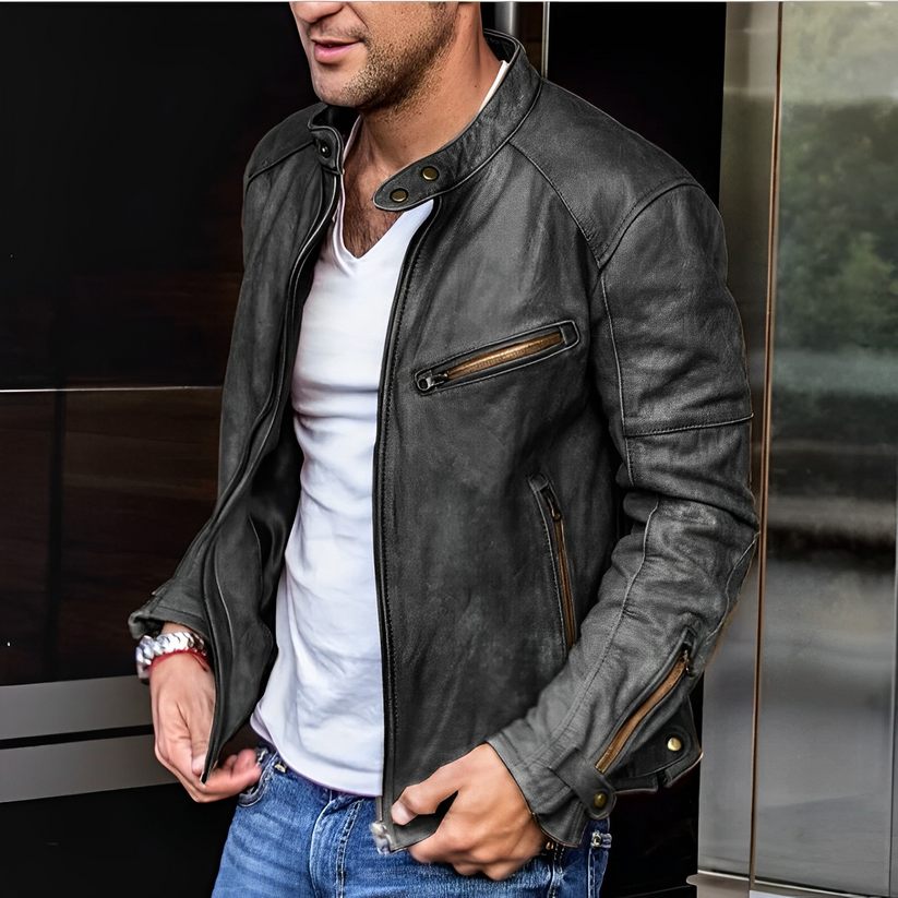 Elegante Herrenjacke im Retro-Stil mit klassischem Design