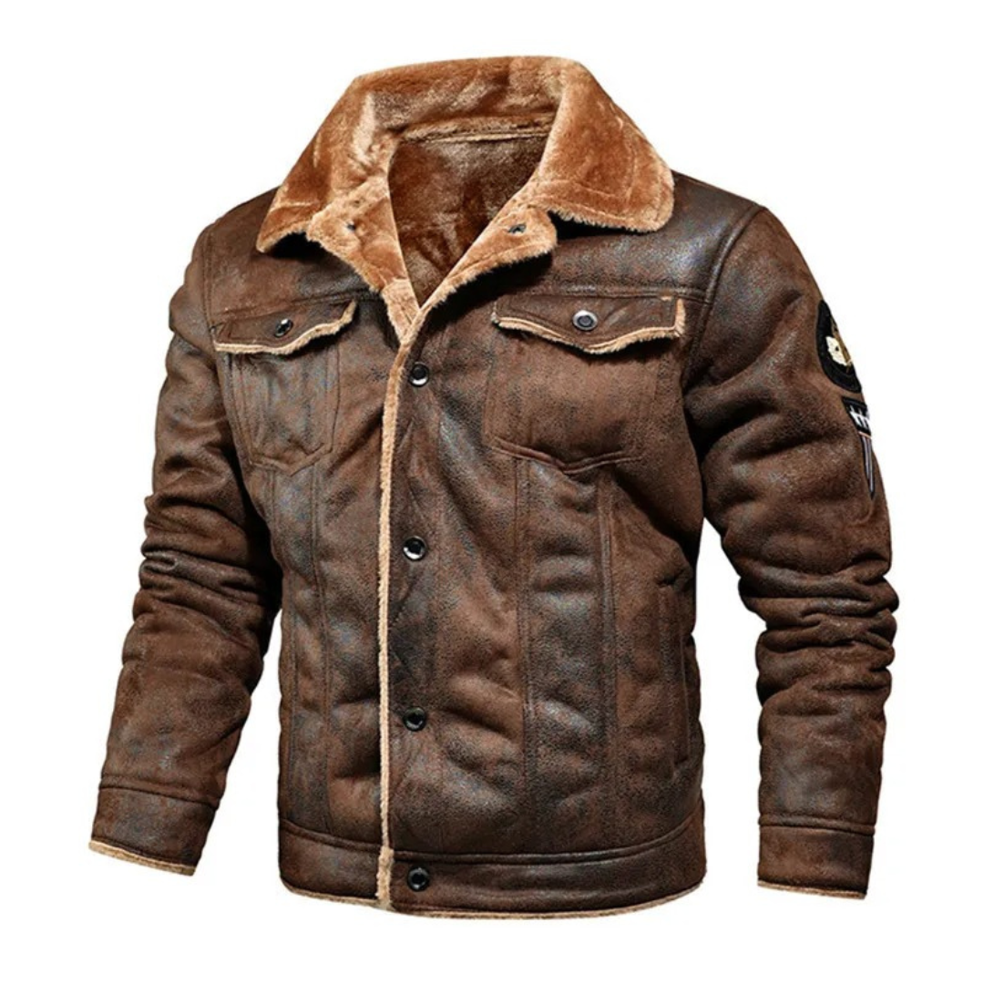Warme Herrenjacke mit modernem Stil