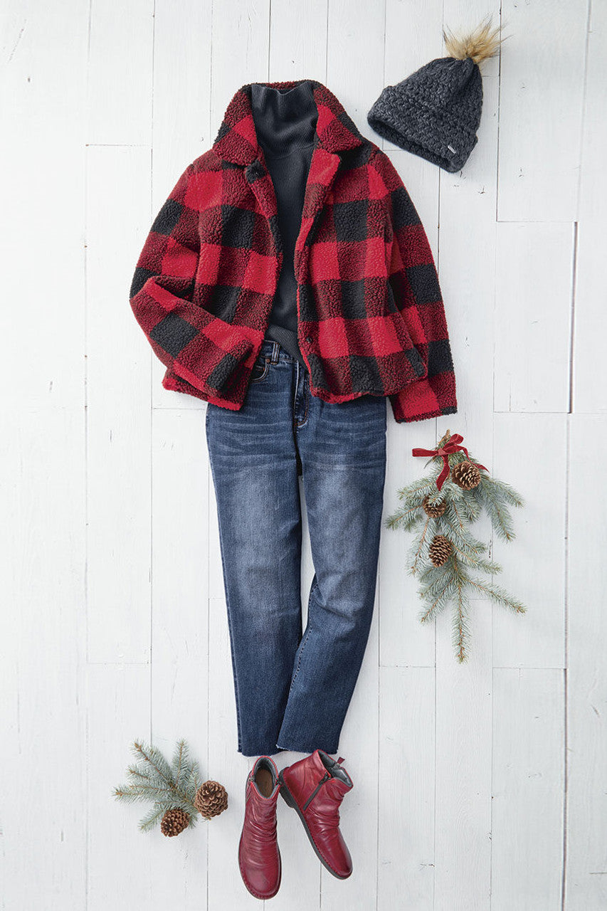 Modische Buffalo-Karojacke für Damen - Ideal für Herbst und Winter