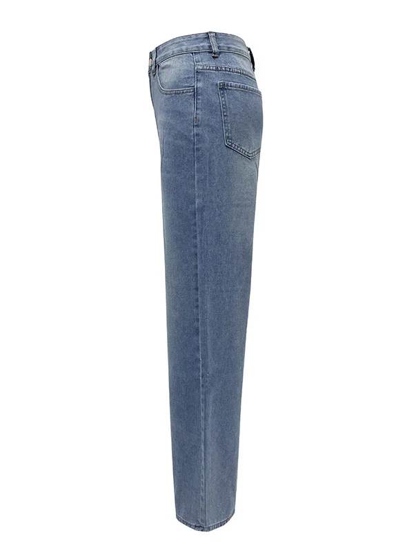 Weit geschnittene Damenhose mit lockerer Passform, ideal für den Alltag