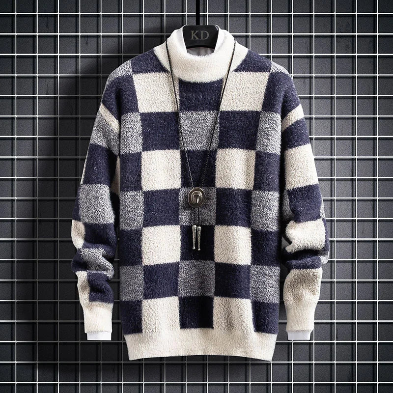 Klassischer Rundhals Pullover für Herren – Perfekt zum Layering