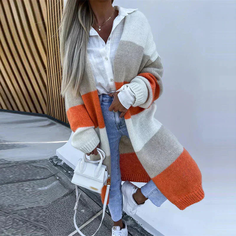 Bequemer Cardigan mit entspannter Passform und raffiniertem Entwurf