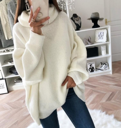 Lässiger Oversize-Pullover für Damen, perfekt für den Winter