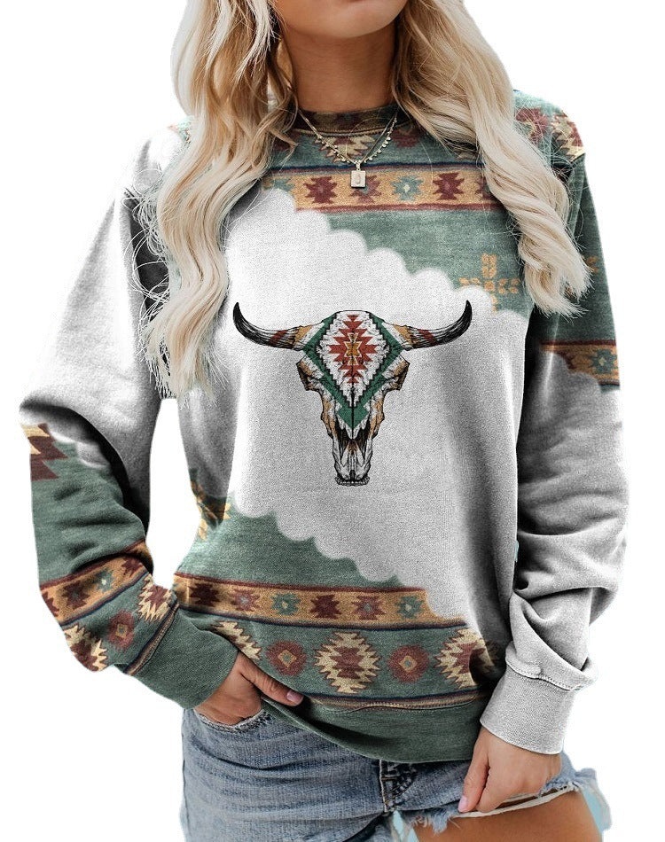 Pullover mit einzigartigem Druck für einen individuellen Aussehen