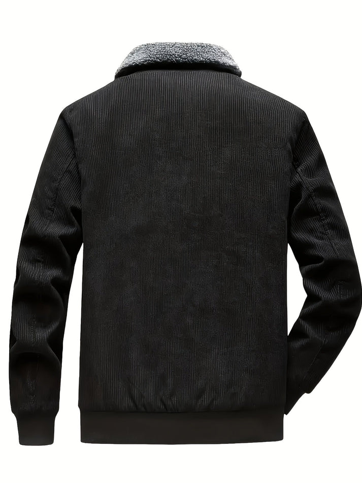 Retro Winterjacke mit Langarm für Herren