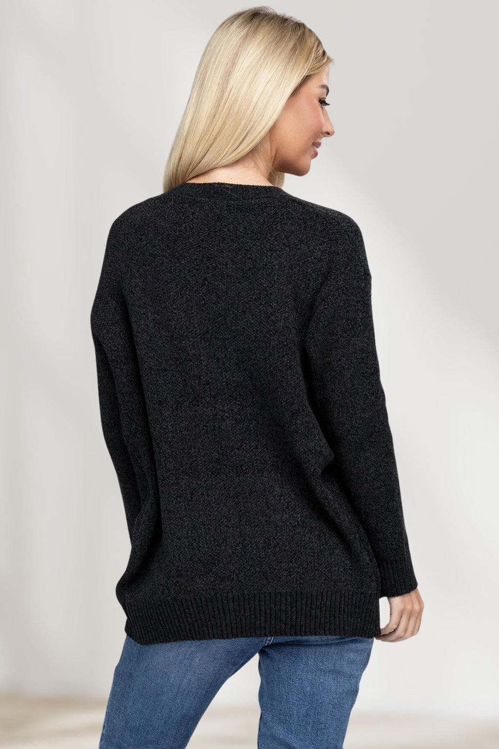 Bequeme Offene Front Strickjacke für Jeden Anlass