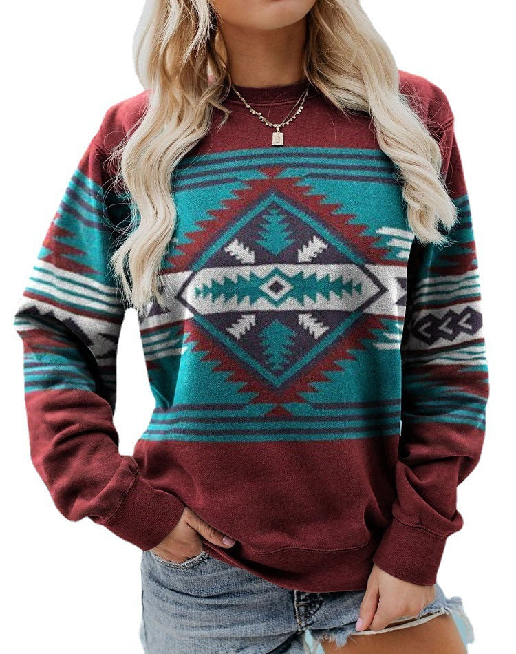 Pullover mit einzigartigem Druck für einen individuellen Aussehen