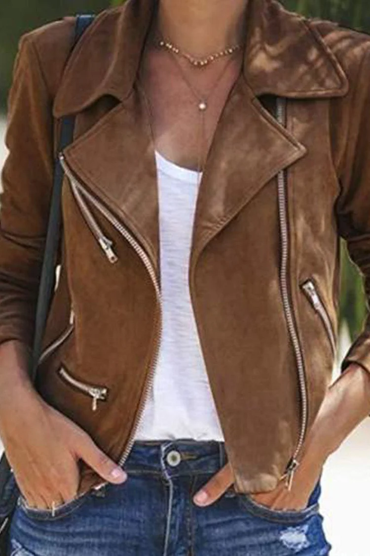Moderne Streetstyle-Jacke mit Reverskragen und klassischem Design