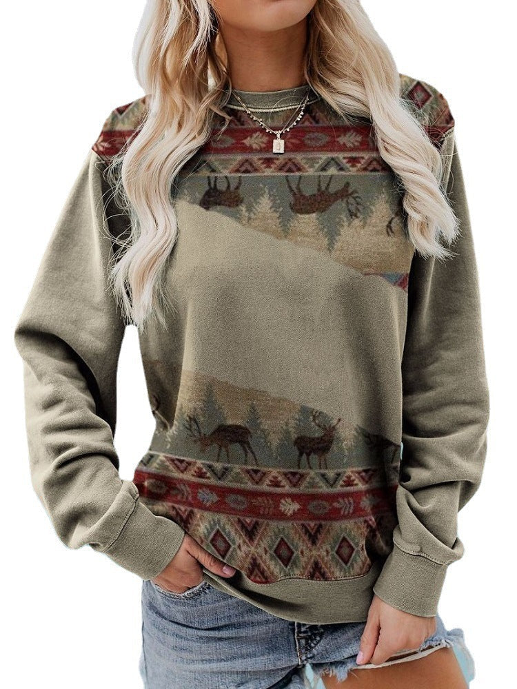Pullover mit einzigartigem Druck für einen individuellen Aussehen