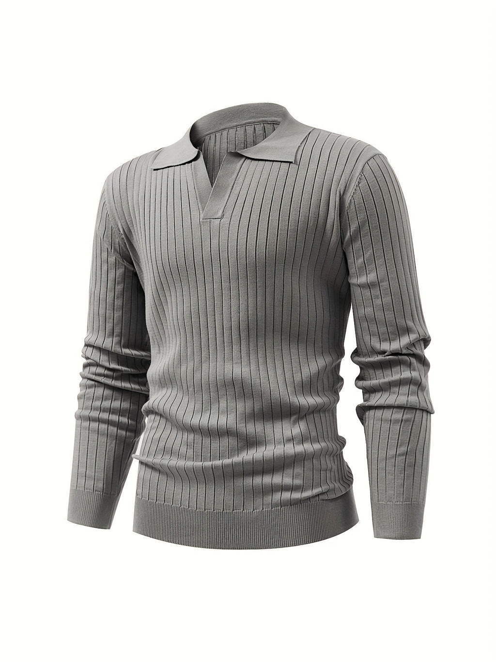 Stilvoller Herrenpullover mit V-Ausschnitt – Perfekt für Herbst und Winter