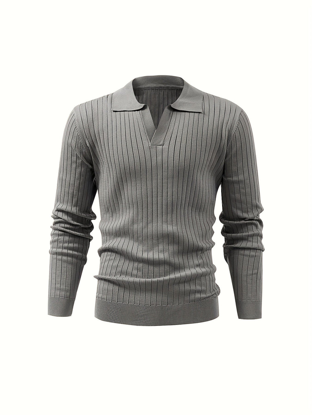 Stilvoller Herrenpullover mit V-Ausschnitt – Perfekt für Herbst und Winter