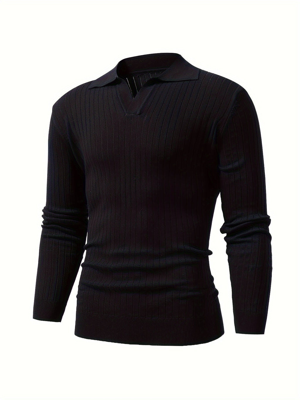 Stilvoller Herrenpullover mit V-Ausschnitt – Perfekt für Herbst und Winter