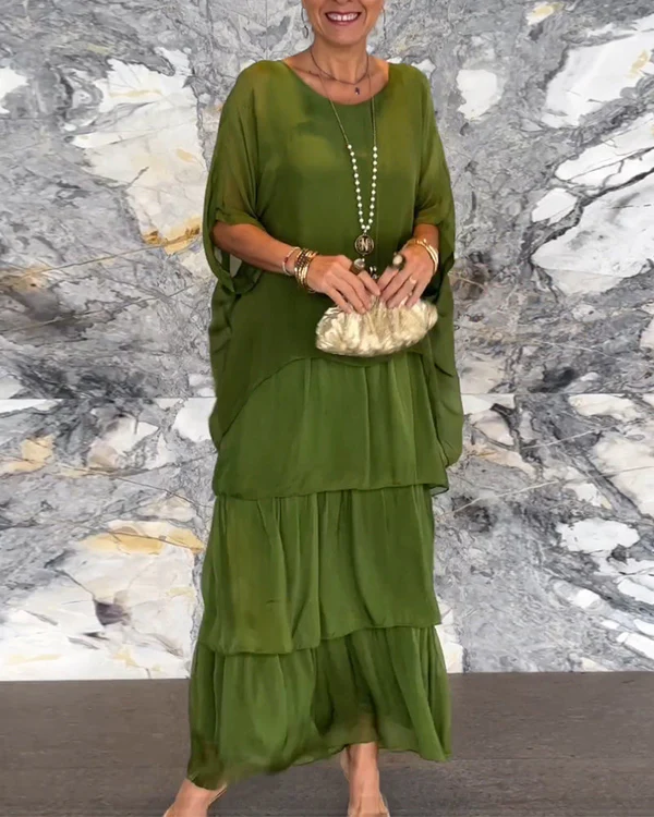 Künstlerisch inspiriertes Kleid mit modernem Look