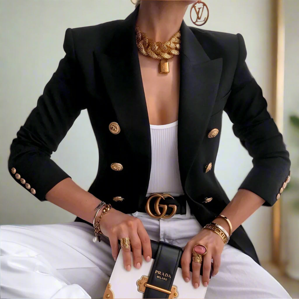 Eleganter Damenblazer mit klassischem Design für einen stilvollen Auftritt
