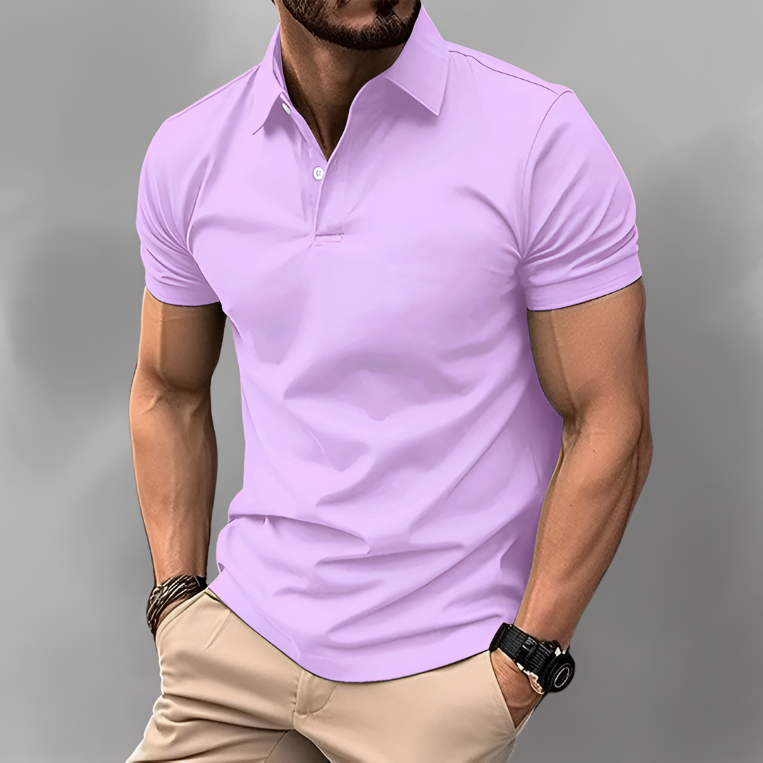 Klassisches Herren Poloshirt mit kurzen Ärmeln für einen stilvollen Auftritt