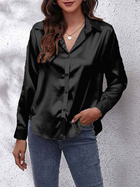 Klassisches Damenhemd mit langen Ärmeln für einen stilvollen Look