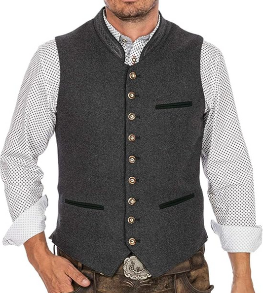 Elegante Herren-Trachtenweste mit traditionellem Design