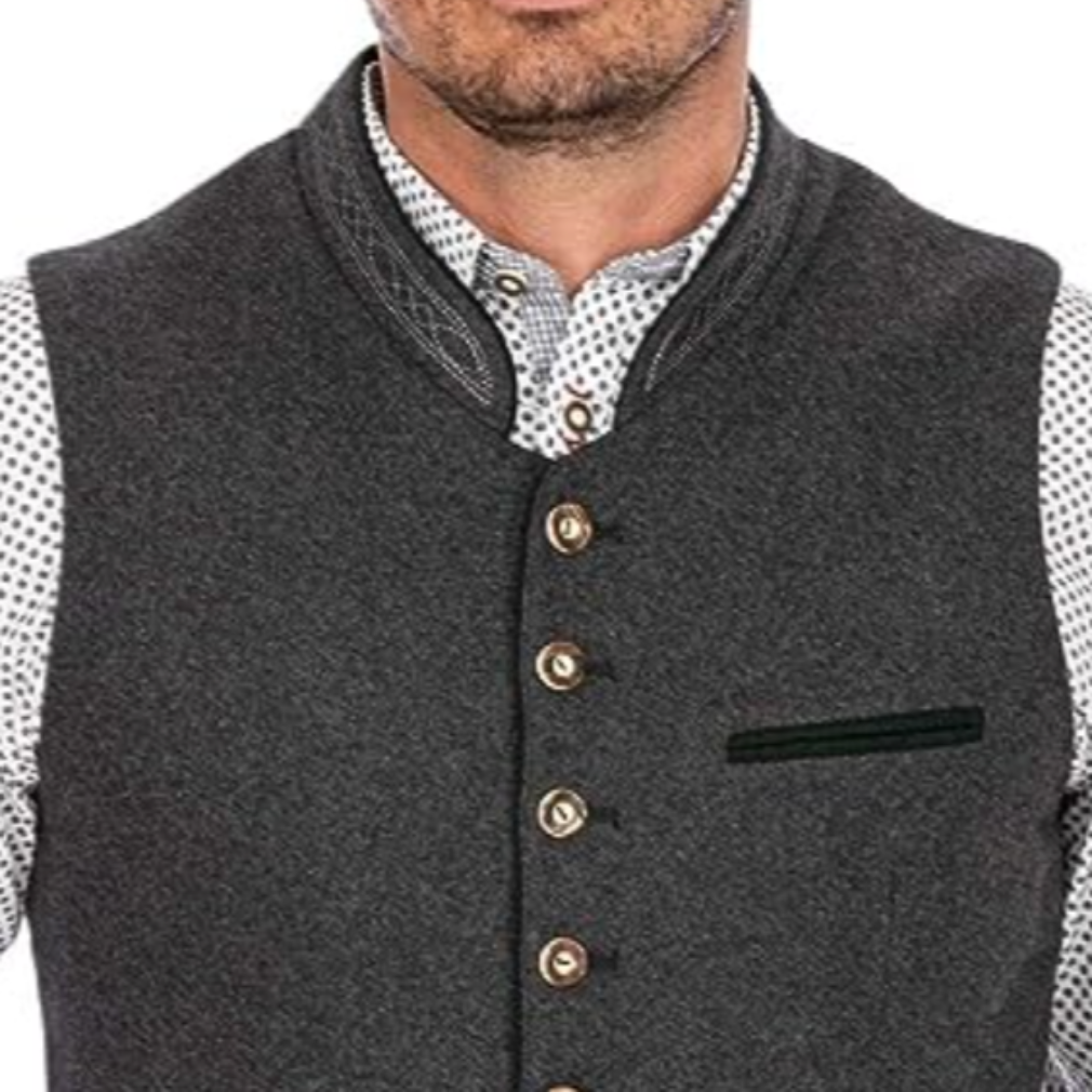 Elegante Herren-Trachtenweste mit traditionellem Design
