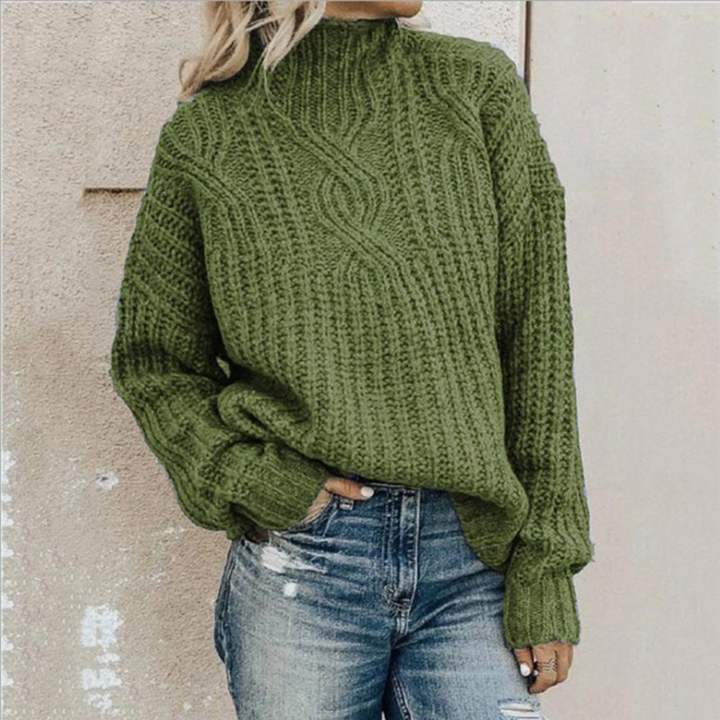Bequemer und warmer Damenpullover für den Alltag