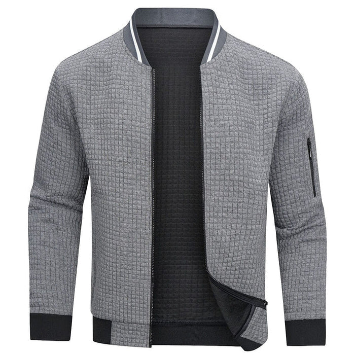 Moderne Herrenjacke mit minimalistischem Design und angenehmer Wärme