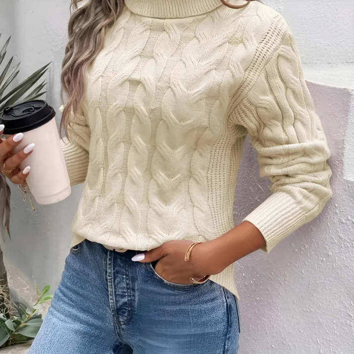 Warmer Winterpullover für Damen mit modernem und gemütlichem Stil