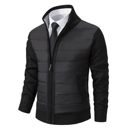 Jacke mit Strickärmeln für Herren eine ideale Wahl für den Business-Stil