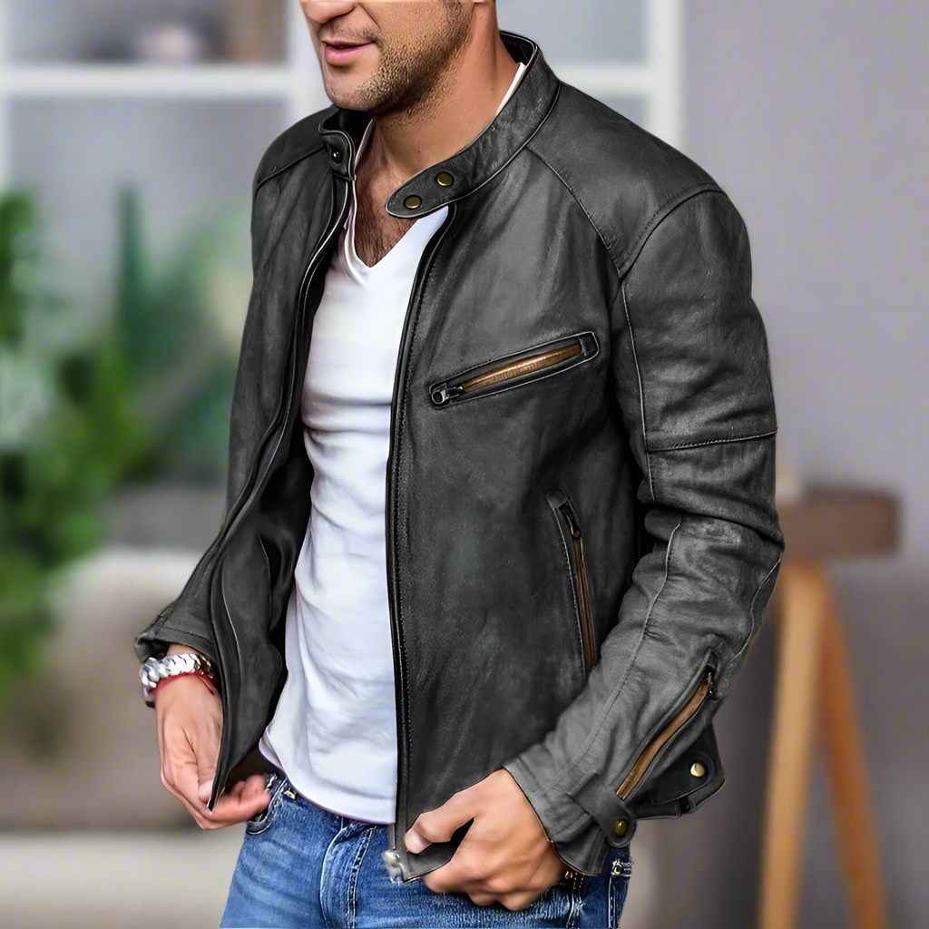 Elegante Herrenjacke im Retro-Stil mit klassischem Design