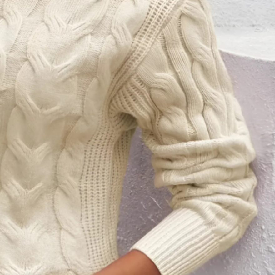 Warmer Winterpullover für Damen mit modernem und gemütlichem Stil