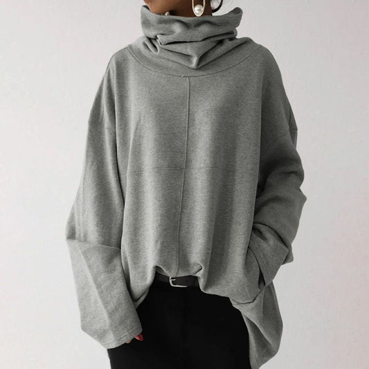 Moderner Rollkragenpullover in einfarbigem Design für einen eleganten Look