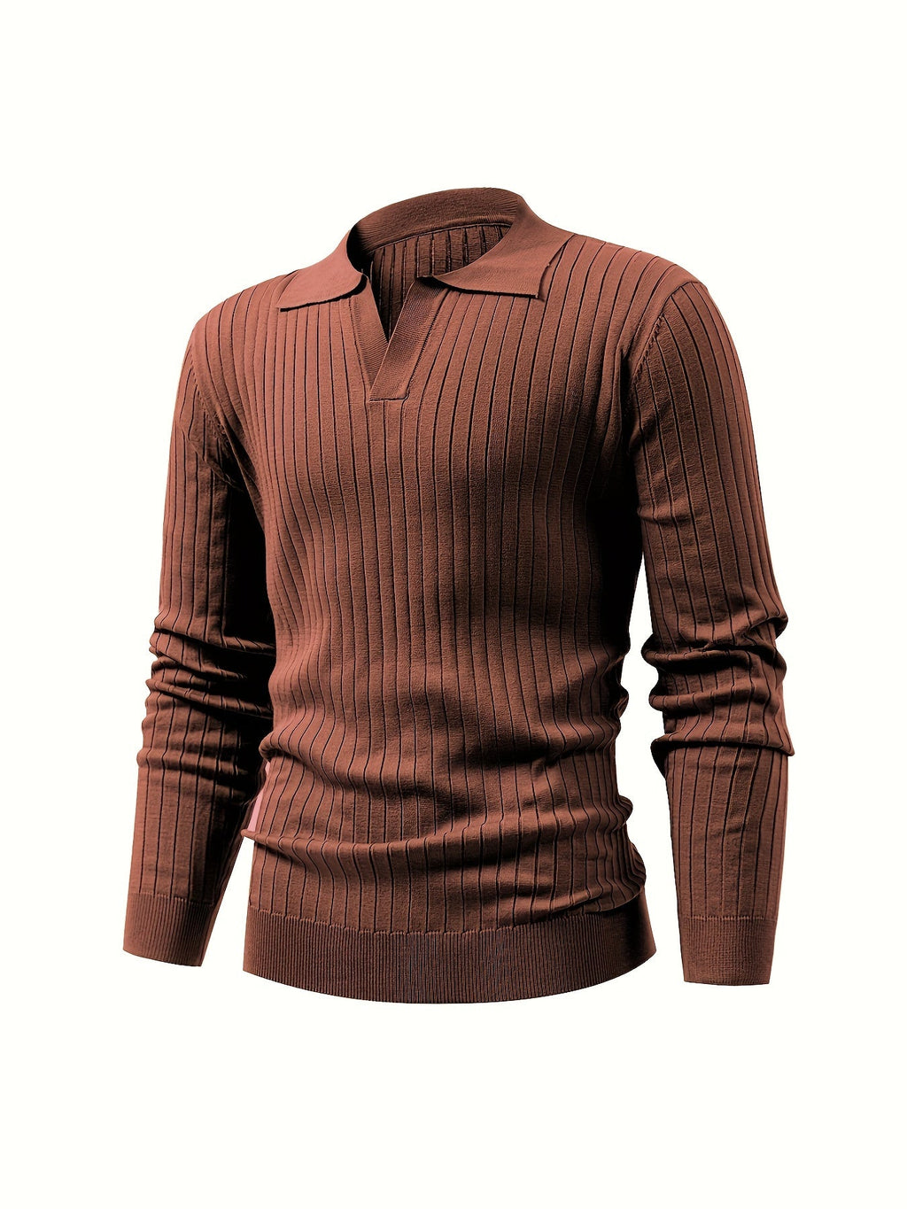 Stilvoller Herrenpullover mit V-Ausschnitt – Perfekt für Herbst und Winter