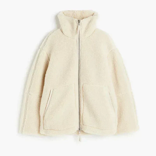 Elegante Lammslederjacke für Stilvolle Auftritte