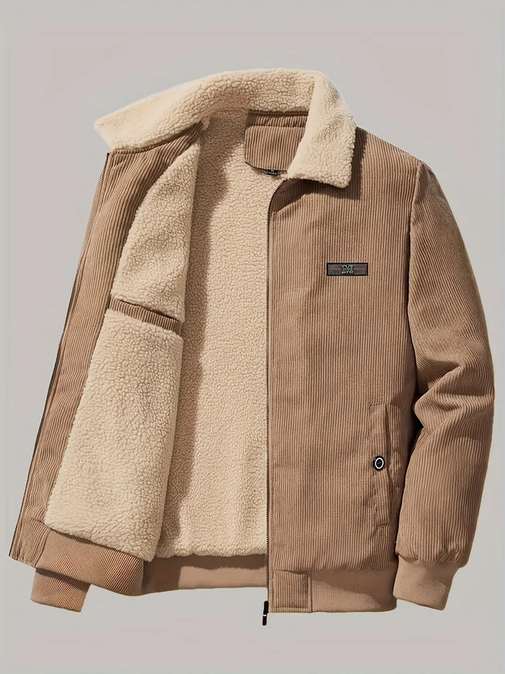 Retro Winterjacke mit Langarm für Herren