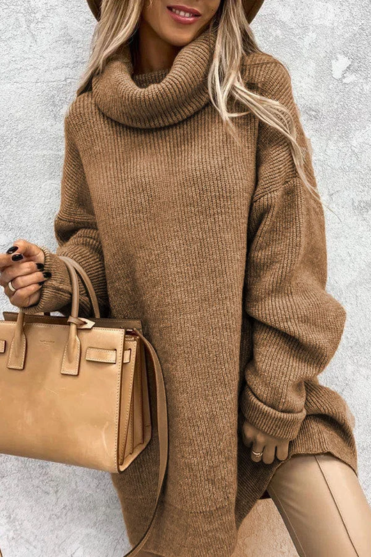Bequemer Oversized Strickpullover - Langärmliges Mode-Essential