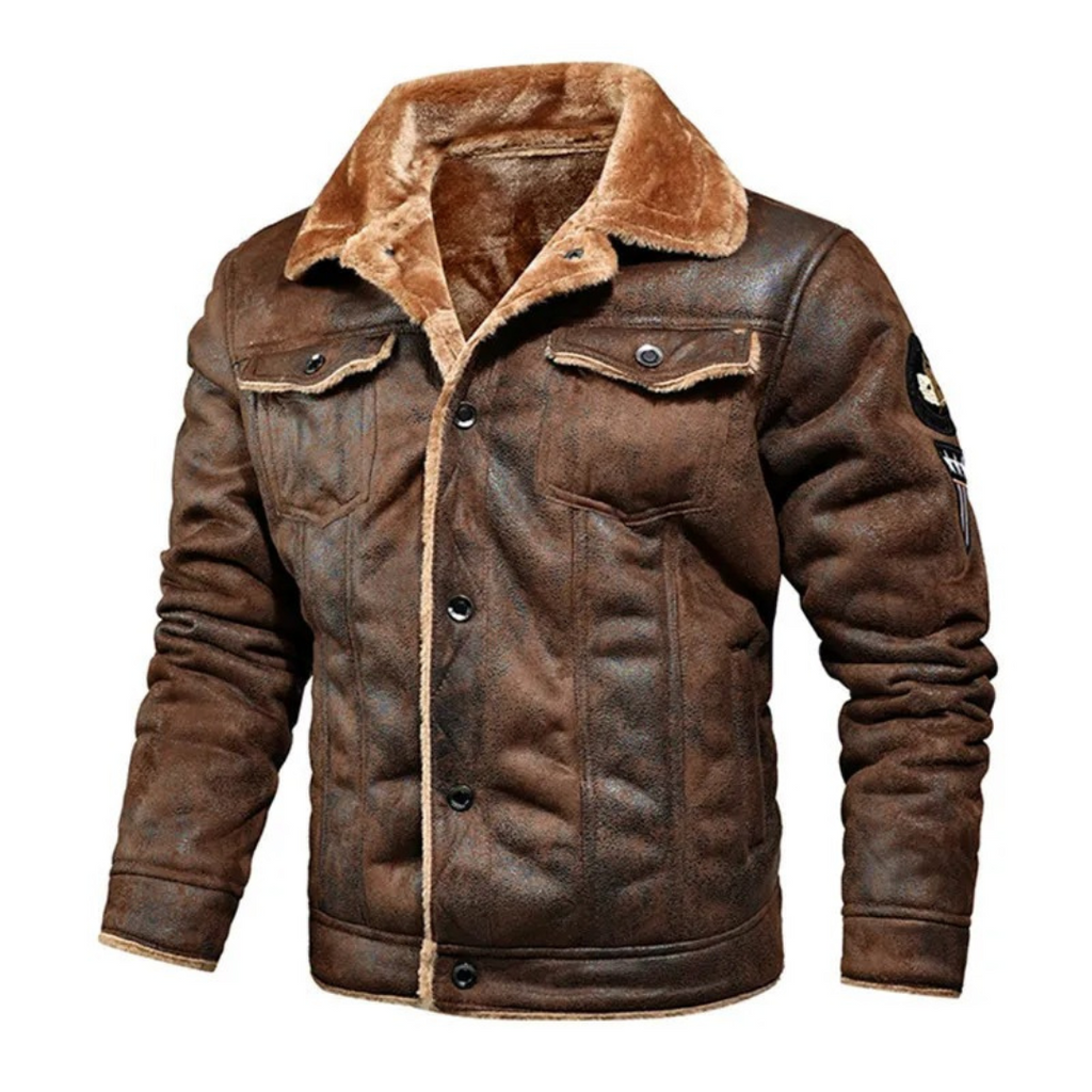 Warme Herrenjacke mit modernem Stil