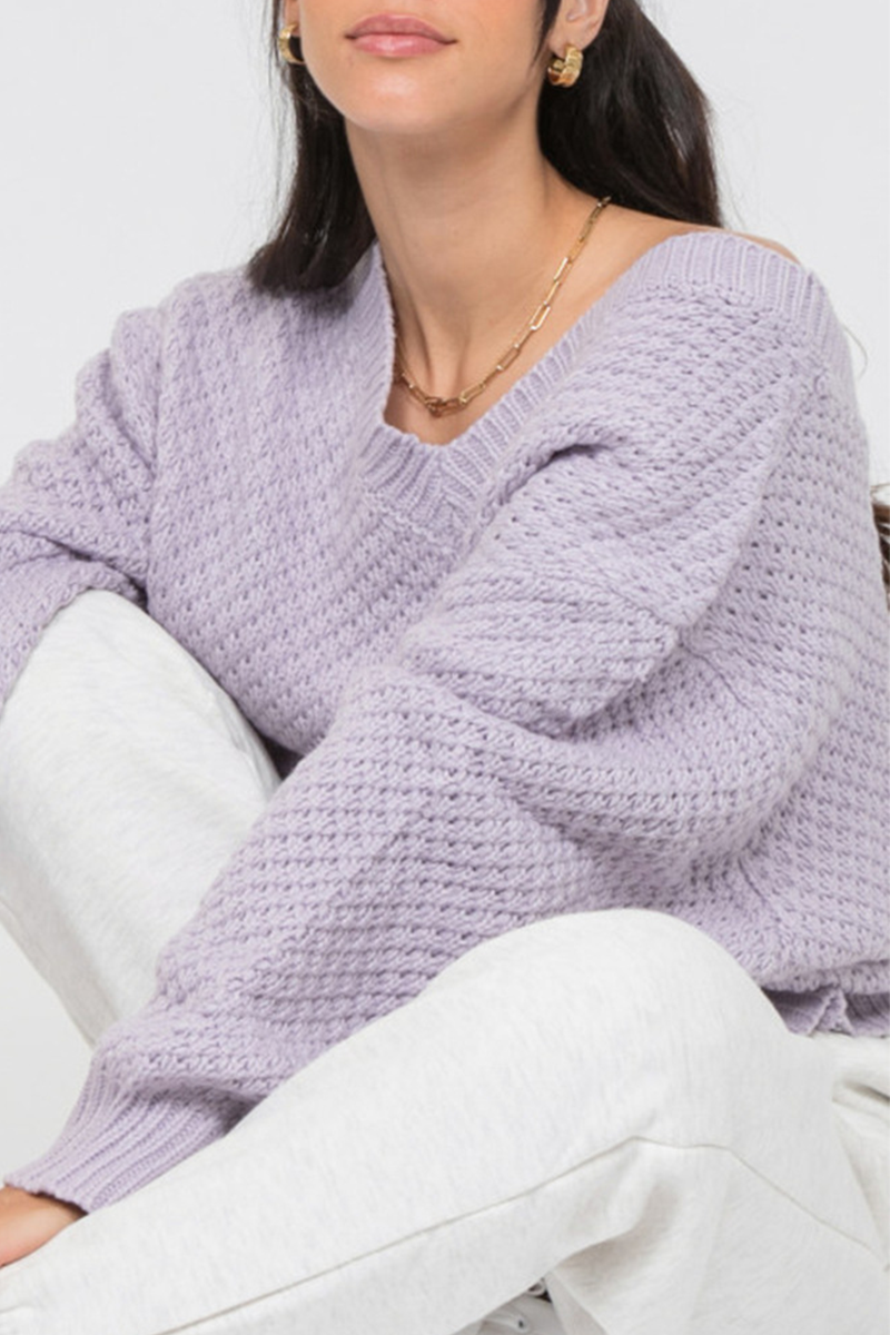 Lässige Street V-Ausschnitt Bluse mit Geteiltem Detail