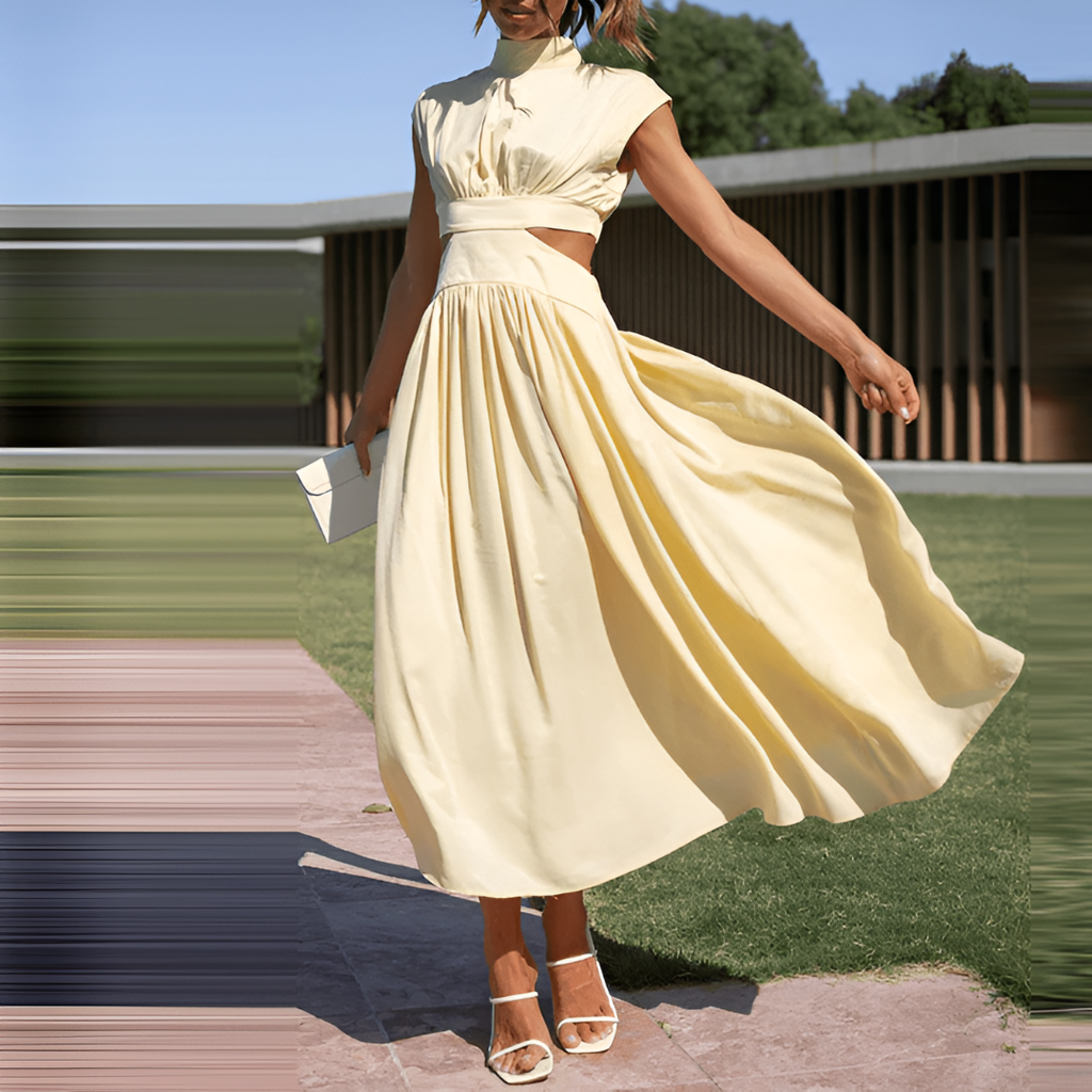Elegantes langes Kleid mit zeitlosem Design für besondere Anlässe