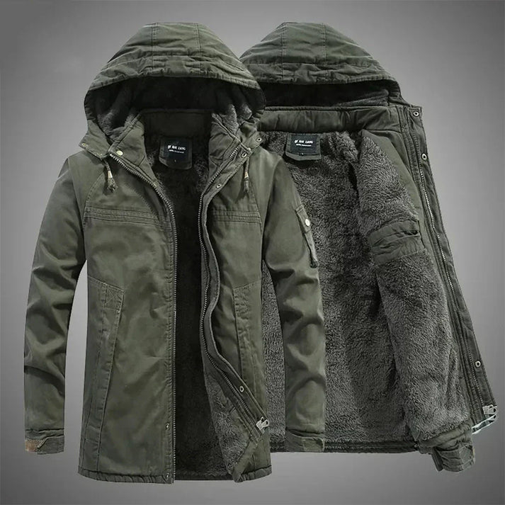 Herren Winterjacke mit Modernem Design für Kalte Tage