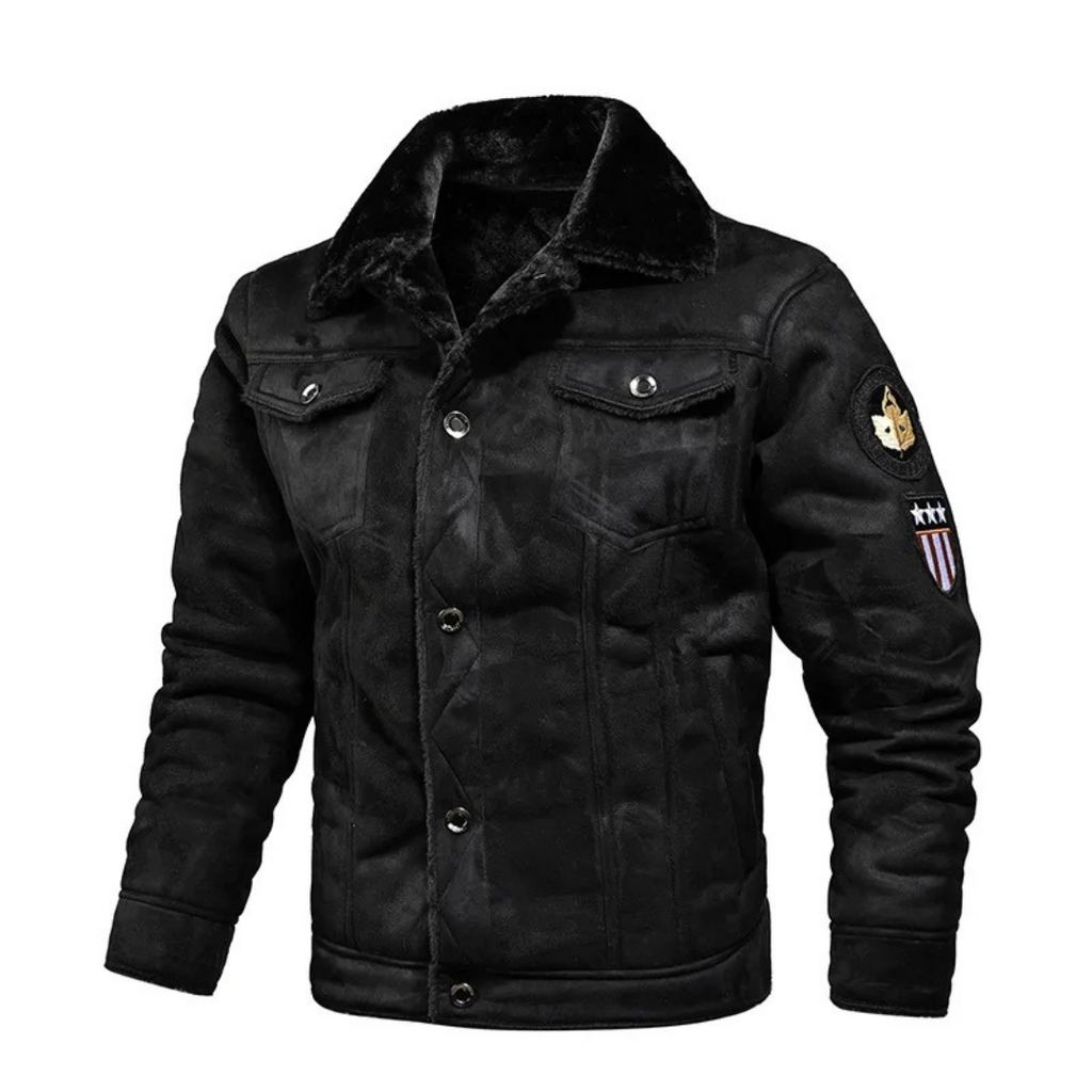 Warme Herrenjacke mit modernem Stil