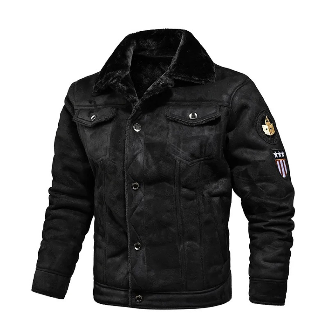 Warme Herrenjacke mit modernem Stil