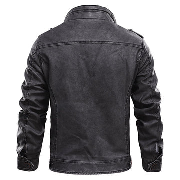 Trendige Herrenjacke mit hohem Kragen perfekt für den Übergang