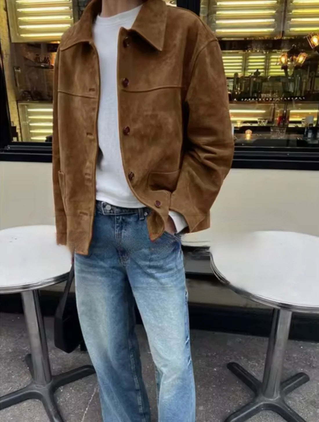 Vintage-Herrenjacke mit Modernem Stil-Upgrade