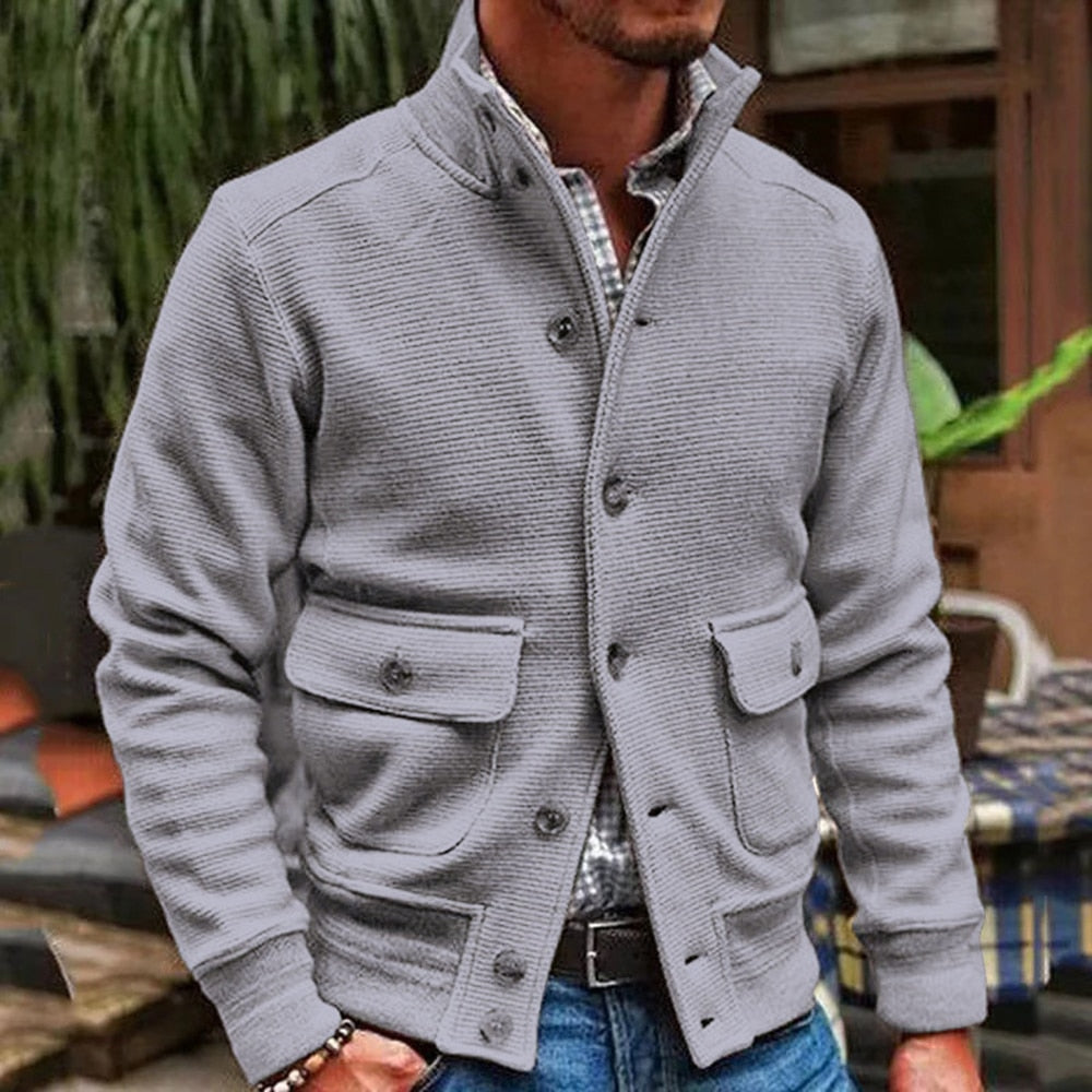 Elegante Jacke mit Knopfverschluss für den Alltag