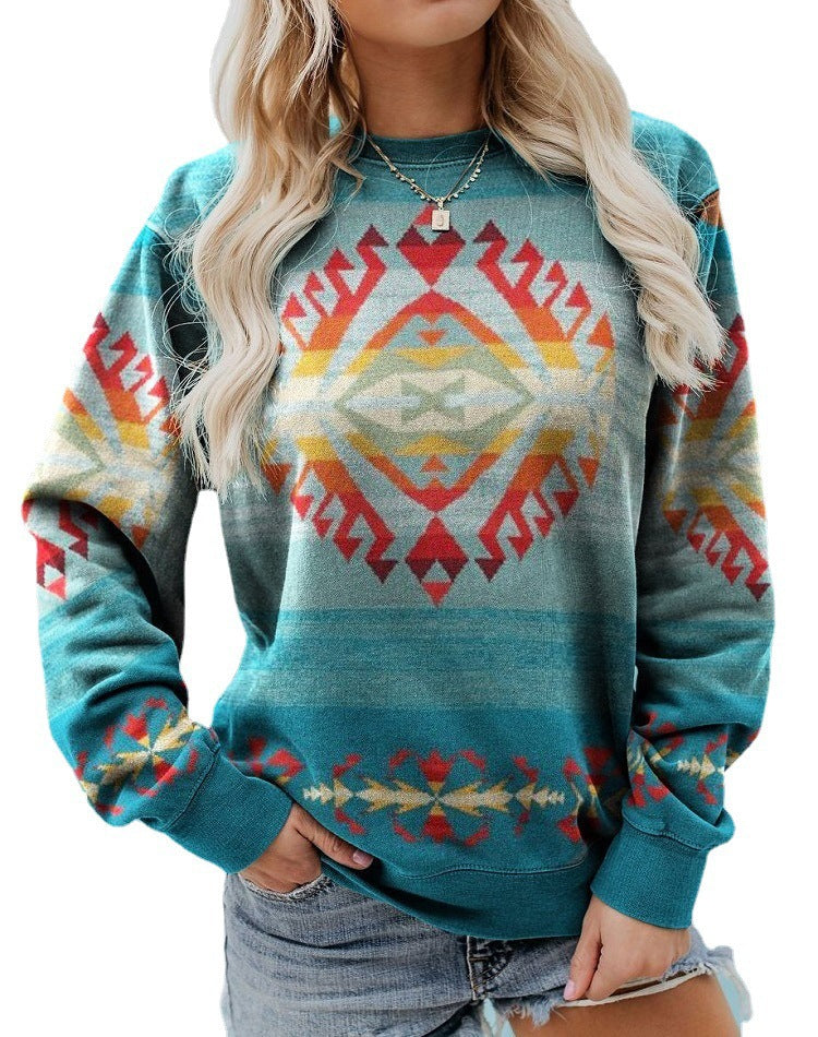 Pullover mit einzigartigem Druck für einen individuellen Aussehen