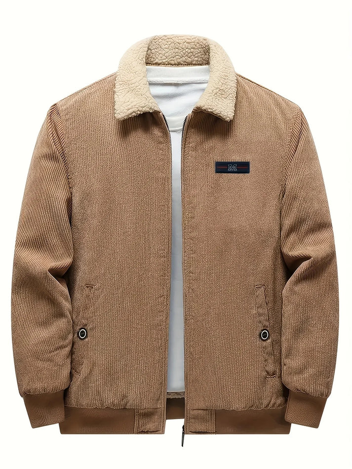 Retro Winterjacke mit Langarm für Herren