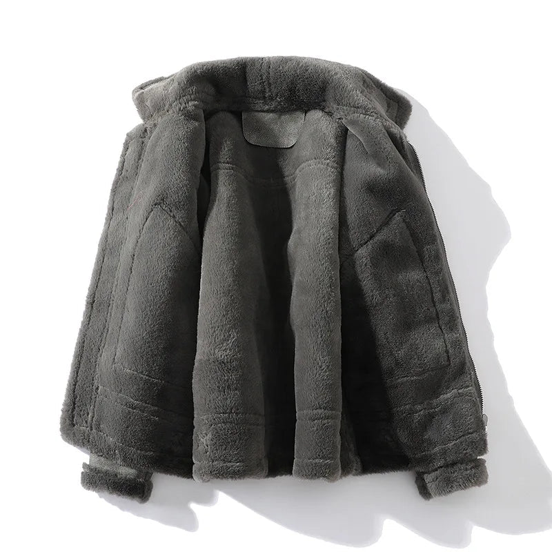 Damenjacke mit Reverskragen und Druckknopfverschluss