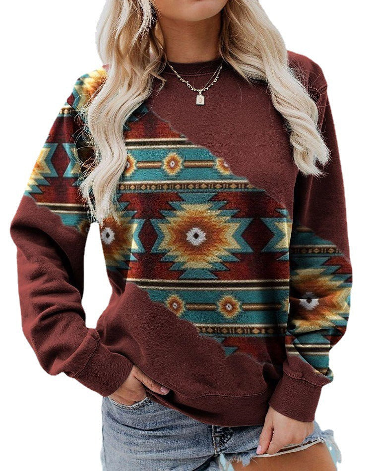 Pullover mit einzigartigem Druck für einen individuellen Aussehen