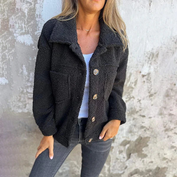 Kurzjacke für Damen mit stilvollen Details – Elegantes und Vielseitiges Design