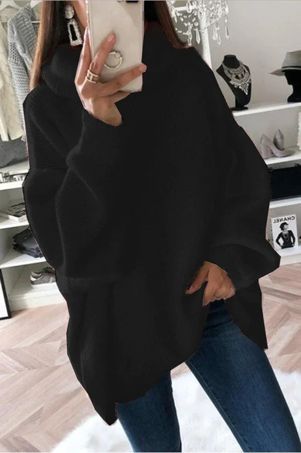 Bequemer Oversized Strickpullover - Langärmliges Mode-Essential