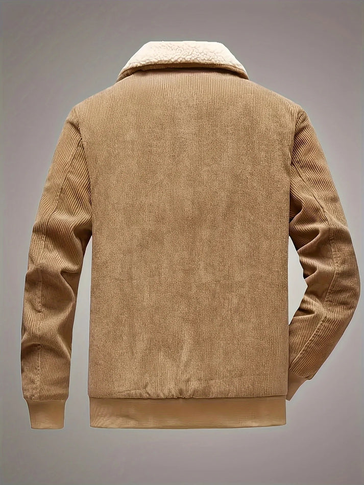 Retro Winterjacke mit Langarm für Herren